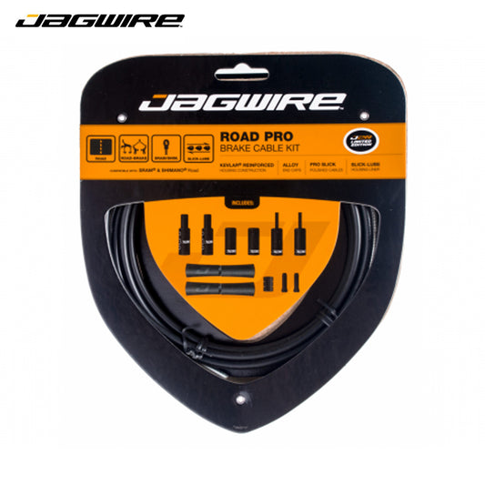 Jagwire Road PRO Brake Cable Linear Strand, Kevlar-Reinforced, Lubricated Slick Polished Stainless Shimano / SRAM