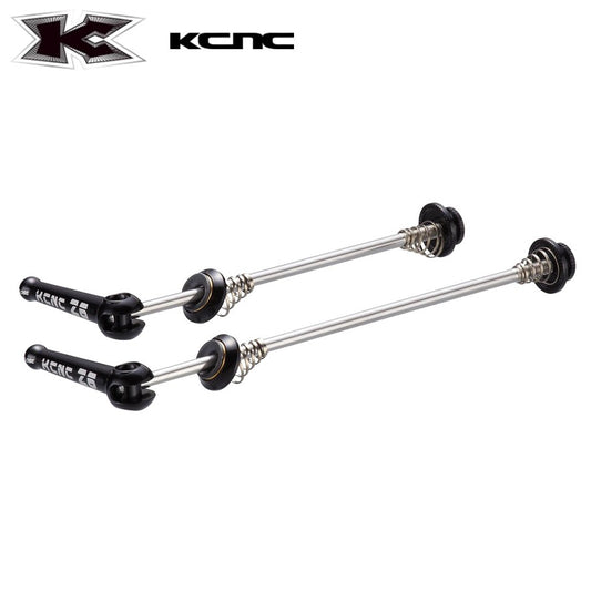 KCNC K6 Stainless Steel Quick Release QR Axle AL6061 Lever - Black
