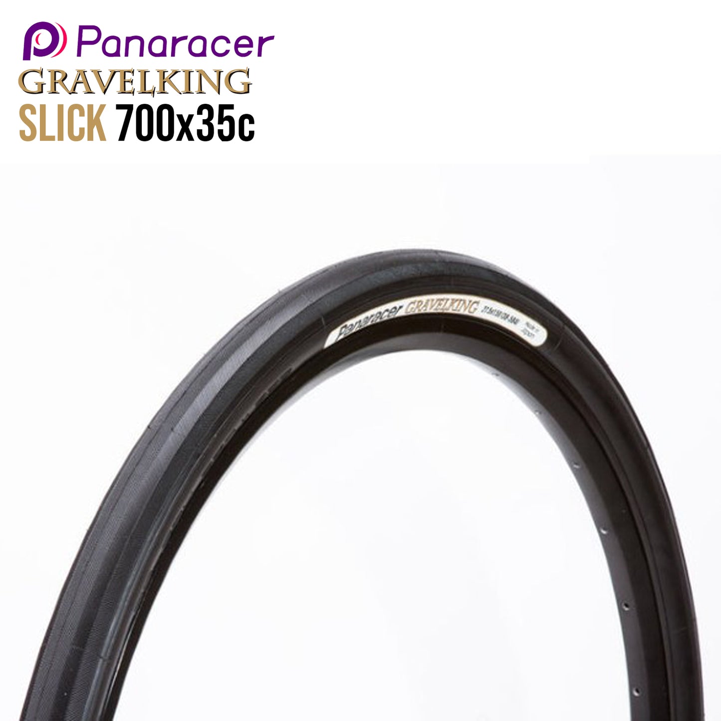 Panaracer GravelKing Slick Gravel Tire - Black