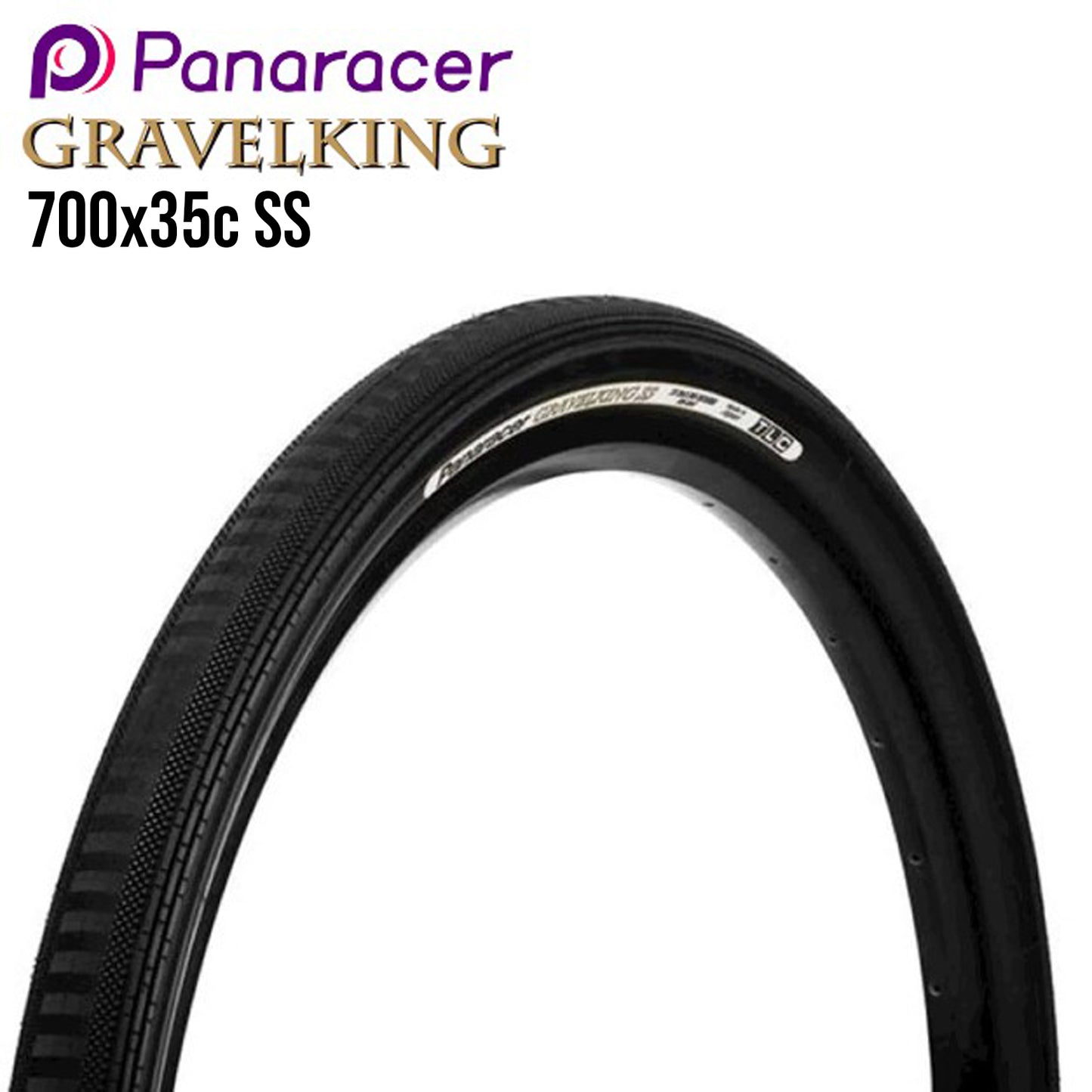 Panaracer GravelKing SS Semi Slick Gravel Tire 700c - Black