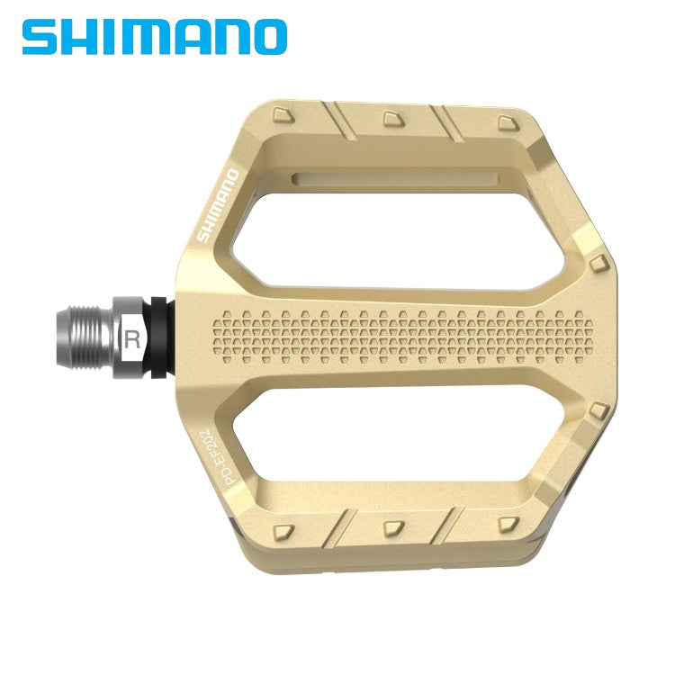Shimano PD-EF202 Flat Pedal for Trekking and casual ride - Gold