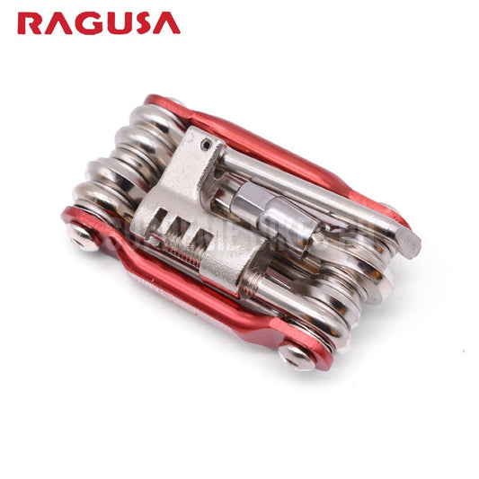 Ragusa R01 10-in-1 Multi-Tool with Chain Breaker - Red