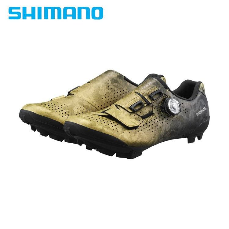 Shimano RX8 Women's Gravel / MTB Carbon Composite Bike Shoes SPD (SH-RX800 Women) - Yellow Gold
