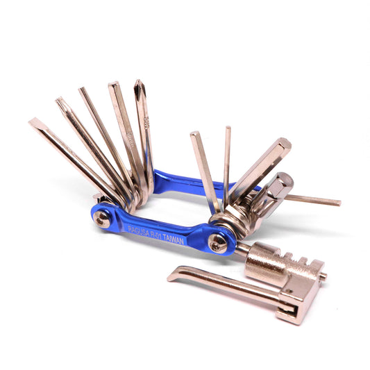 Ragusa R01 10-in-1 Multi-Tool with Chain Breaker - Blue