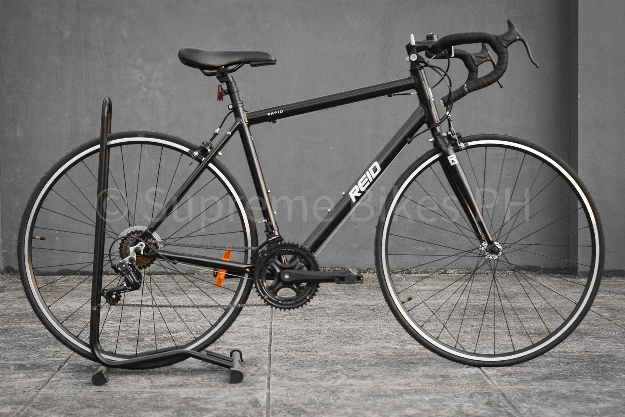 Reid Rapid Drop Bar Road Bike Black