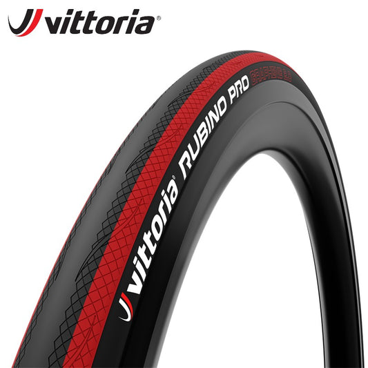 Vittoria Rubino Pro All-Rounder Road Bike Tire Graphene (Folding) - Red