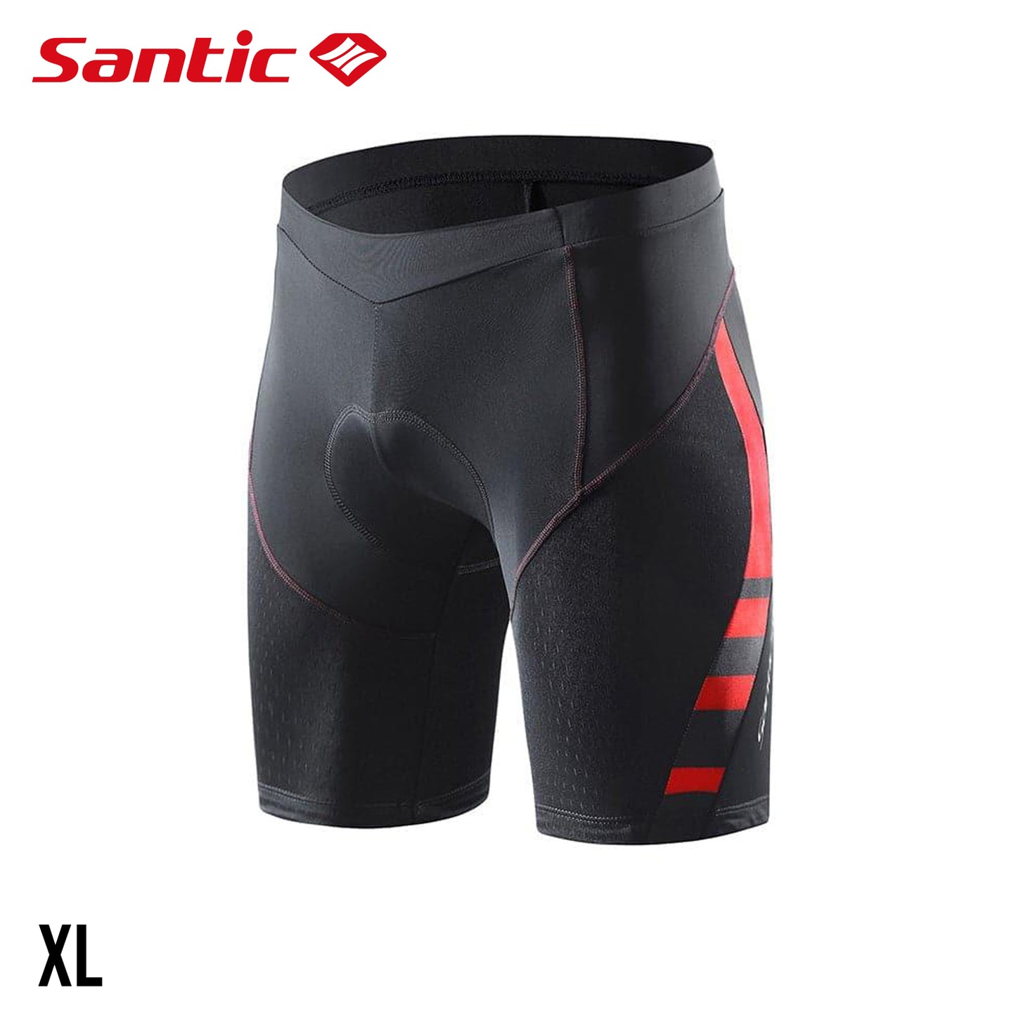 Santic Flames Men's Spring Summer Cycling Shorts - Red