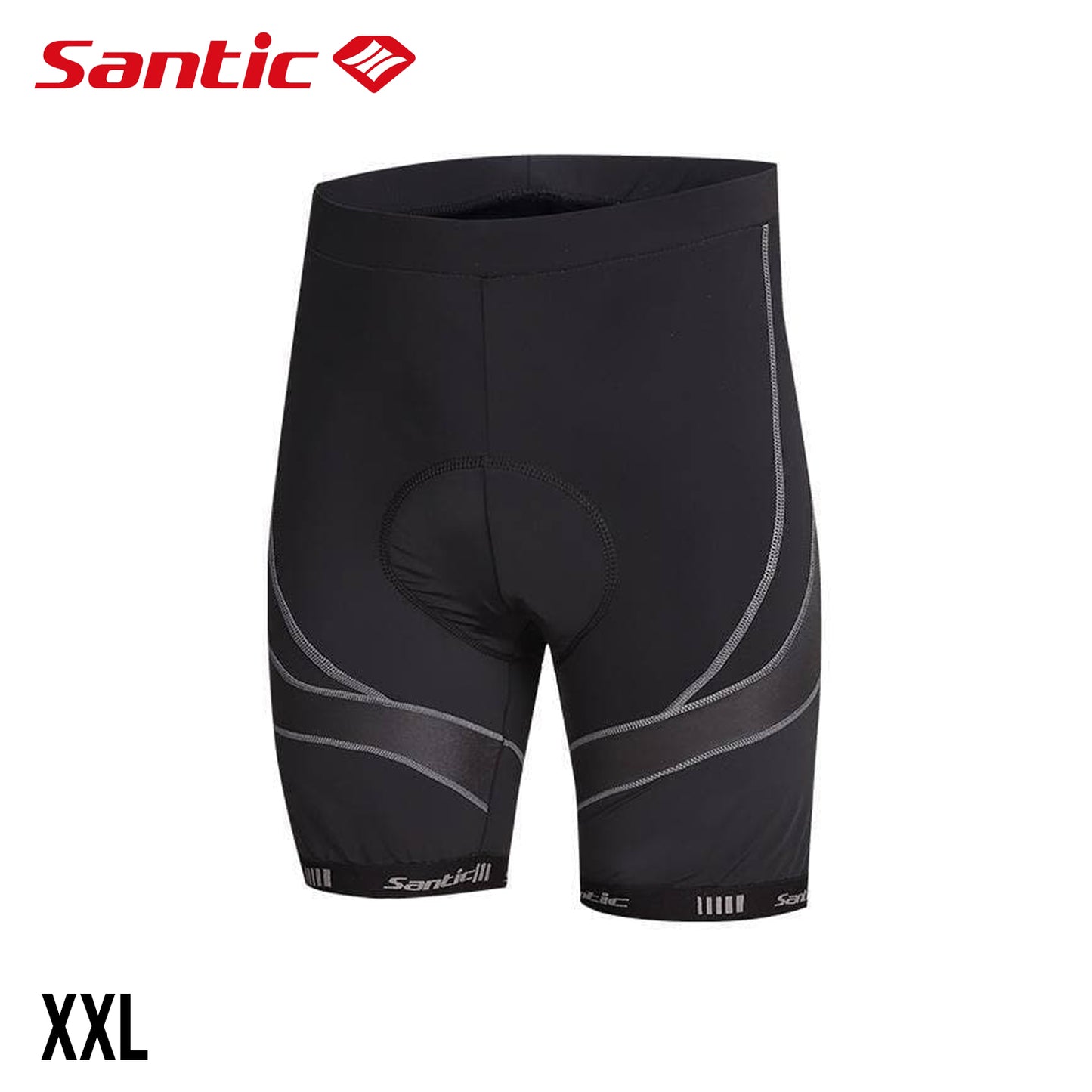 Santic Lightspeed Ⅱ Men's Spring Summer Cycling Shorts - Black