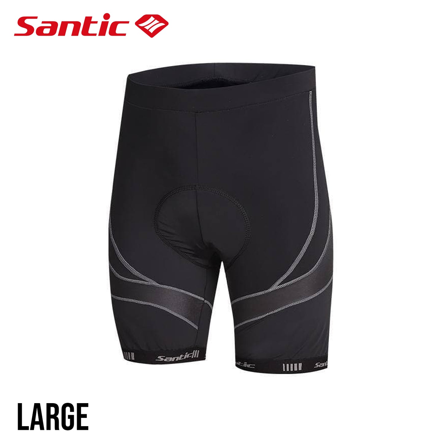 Santic Lightspeed Ⅱ Men's Spring Summer Cycling Shorts - Black