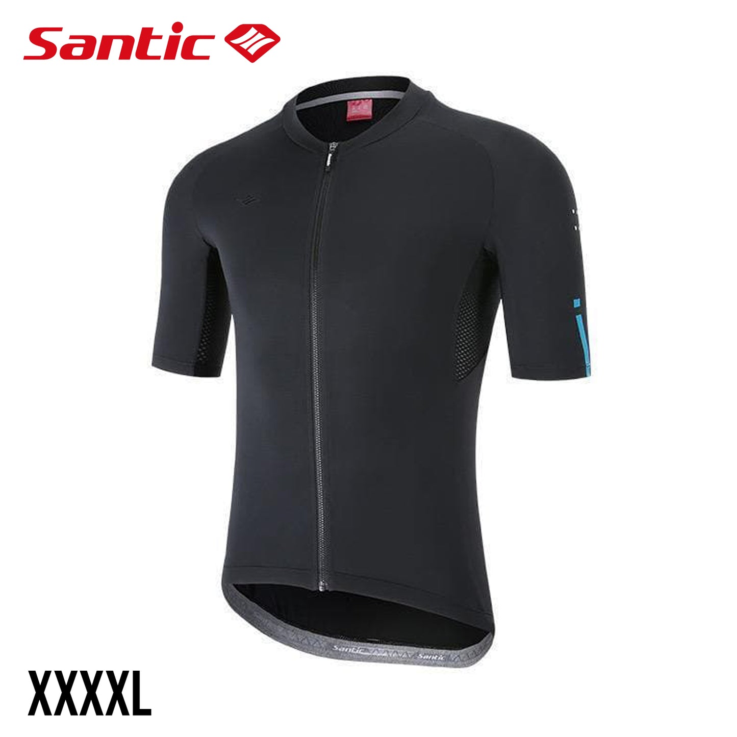 Santic Azuni Men's Short Sleeve Summer Jersey - Black
