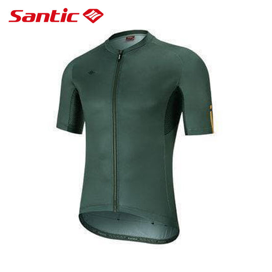 Santic Azuni Men's Short Sleeve Summer Jersey - Green