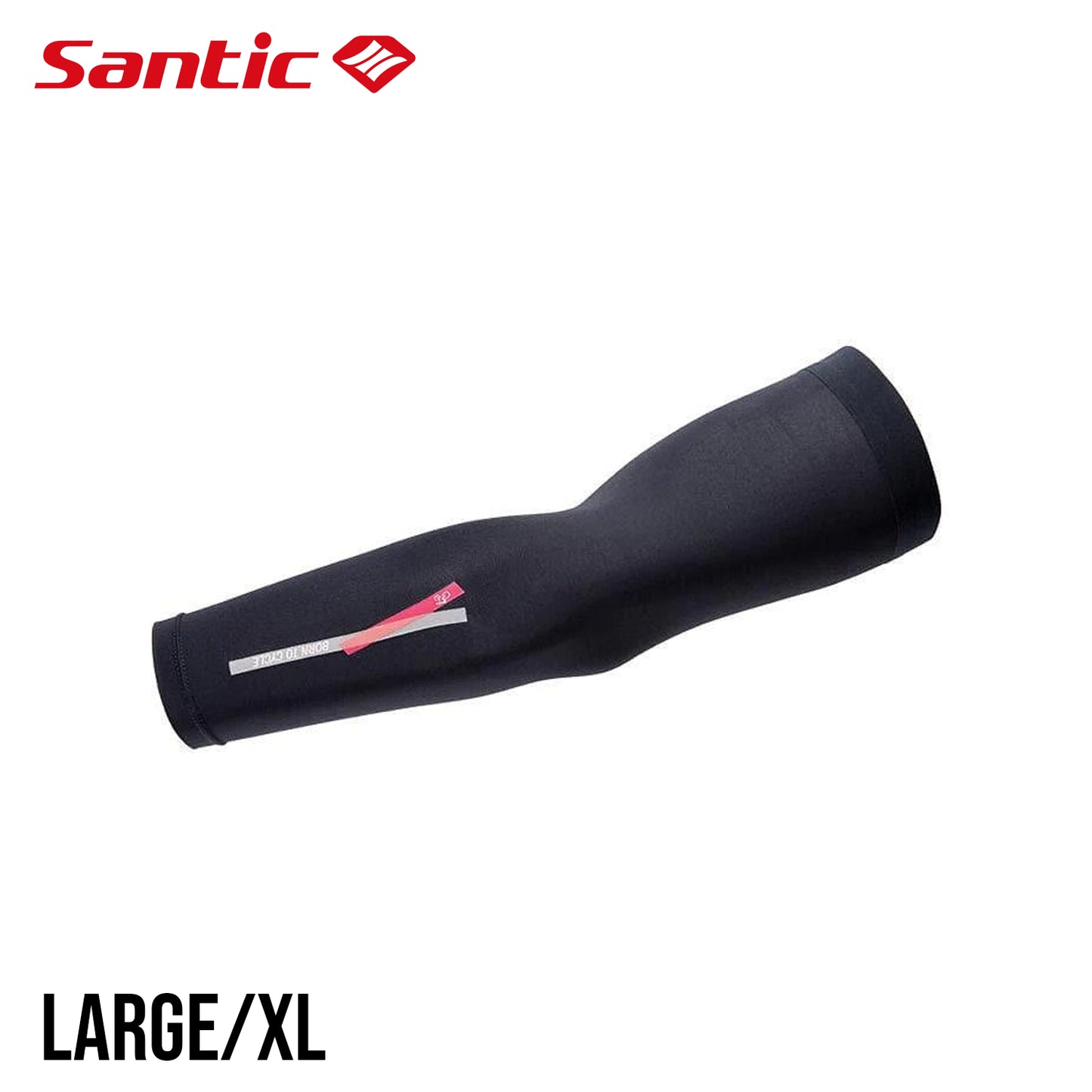 Santic Canty UPF 50+ Light Arm Sleeves - Black