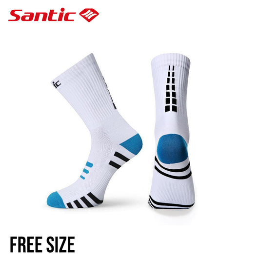 Santic Jiugong Cycling Socks - White
