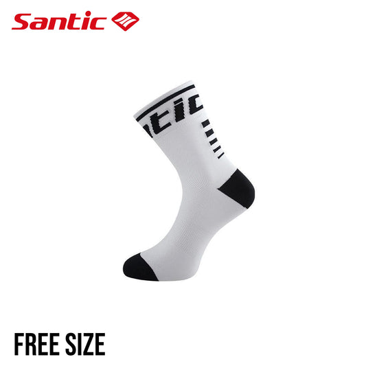 Santic Vic Cycling Socks - White