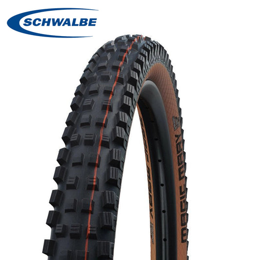 Schwalbe Magic Mary 27.5 Mountain Bike Tires ADDIX Tubeless Evolution - Black (Bronze Wall)