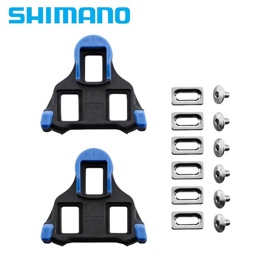 Shimano SH12 Cleat Attachment with Nut - Blue (2 degree)