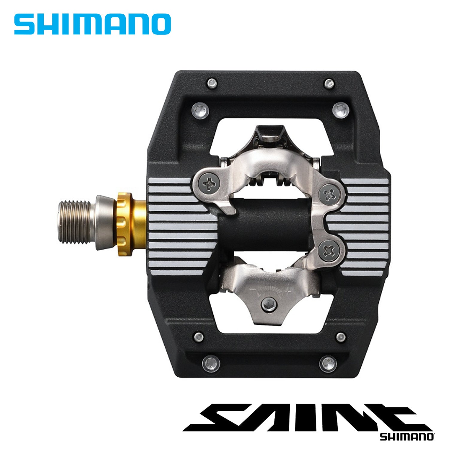 Bicycle Pedals Shimano M828 Saint Mtb Flat Pedals Spd Sl Shimano
