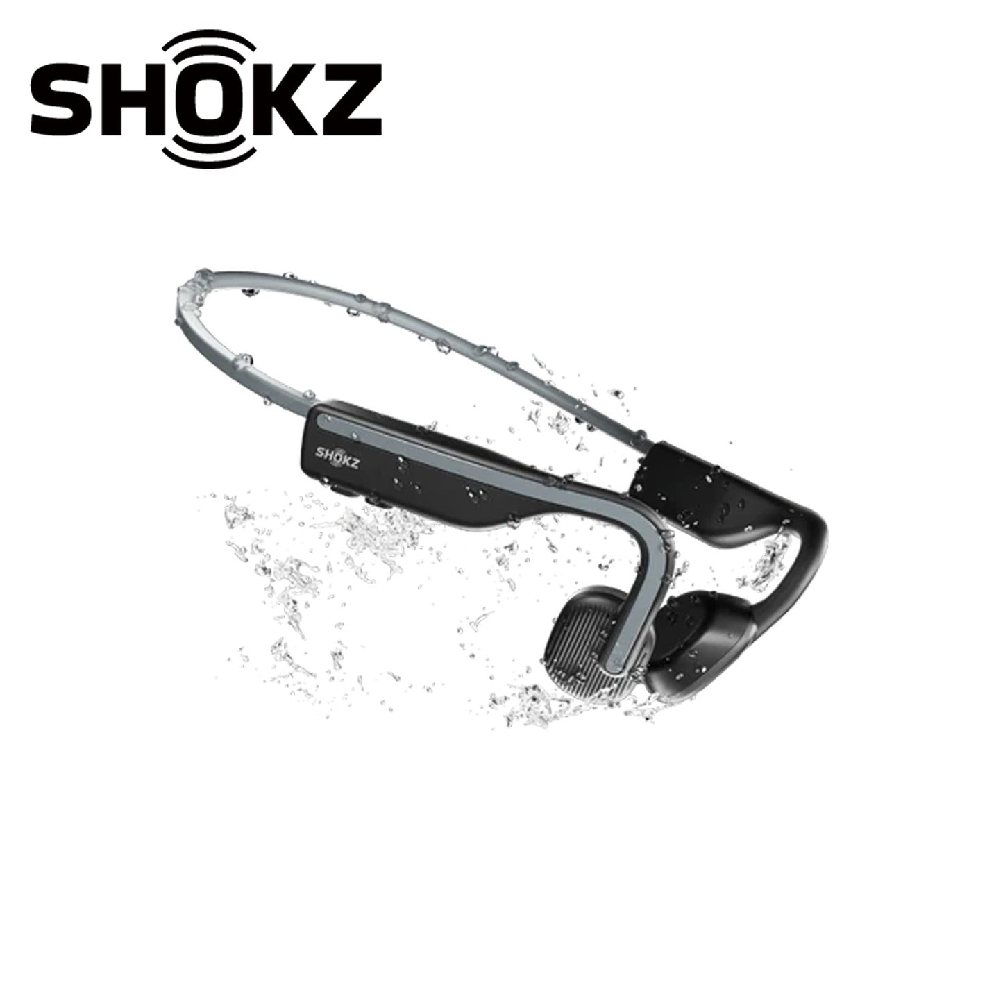 SHOKZ OpenMove Bone Conduction Open-Ear Lifestyle/Sport Headphones - Grey