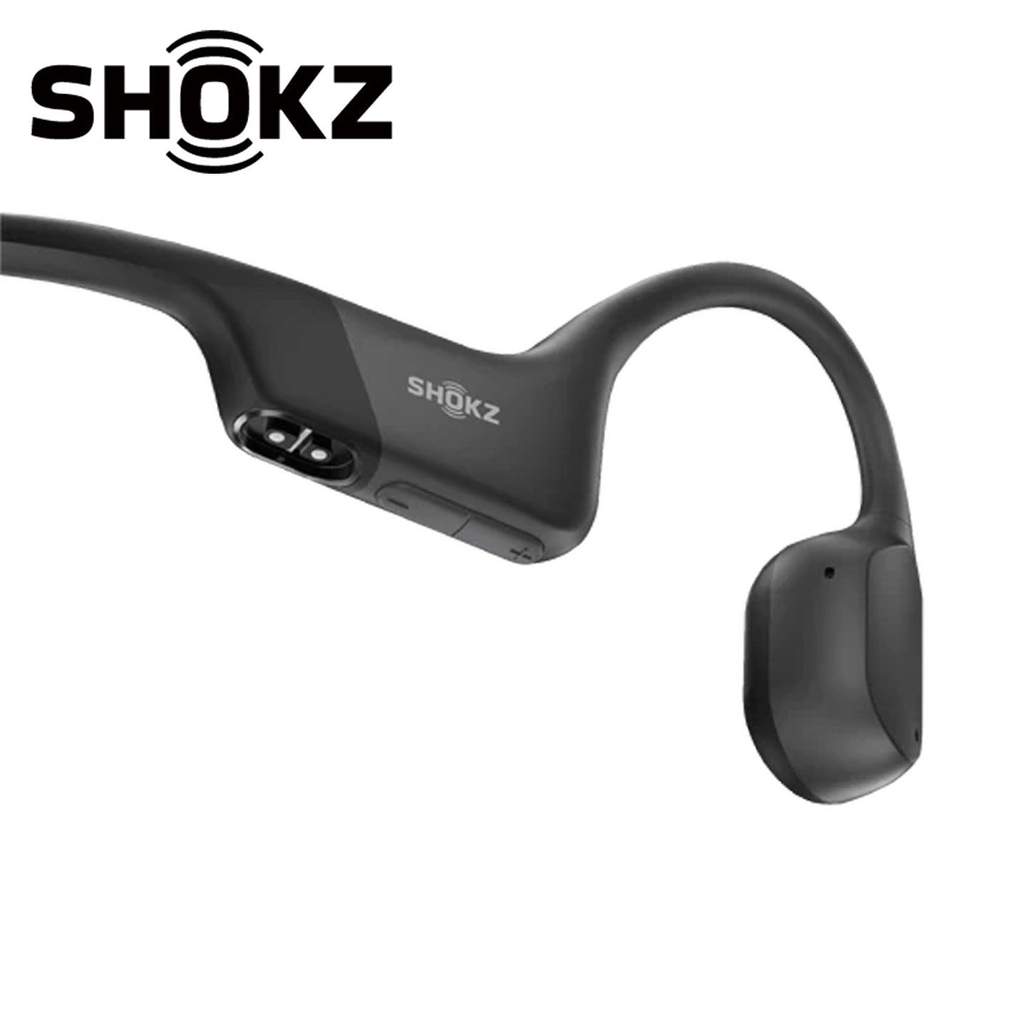 SHOKZ OpenRun Bone Conduction Open-Ear Endurance Headphones - Black