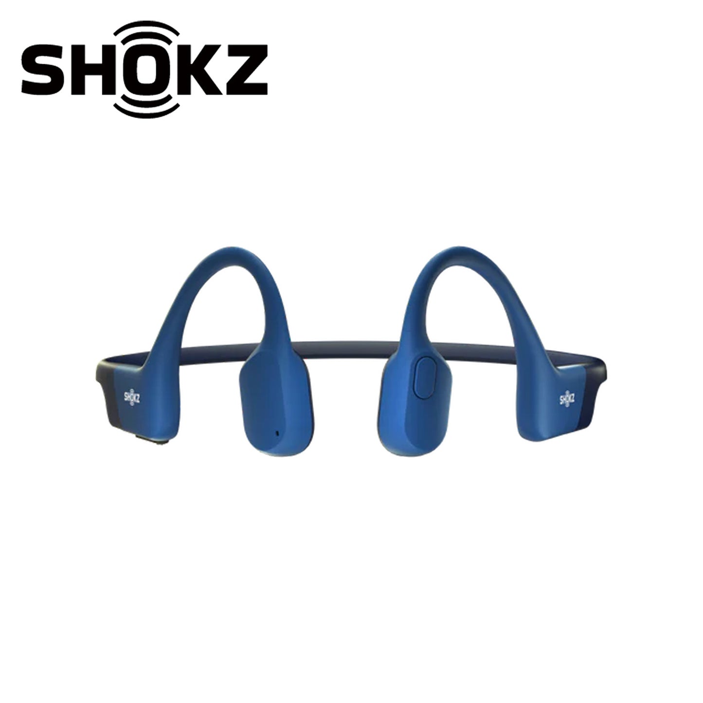 SHOKZ OpenRun Bone Conduction Open-Ear Endurance Headphones - Blue