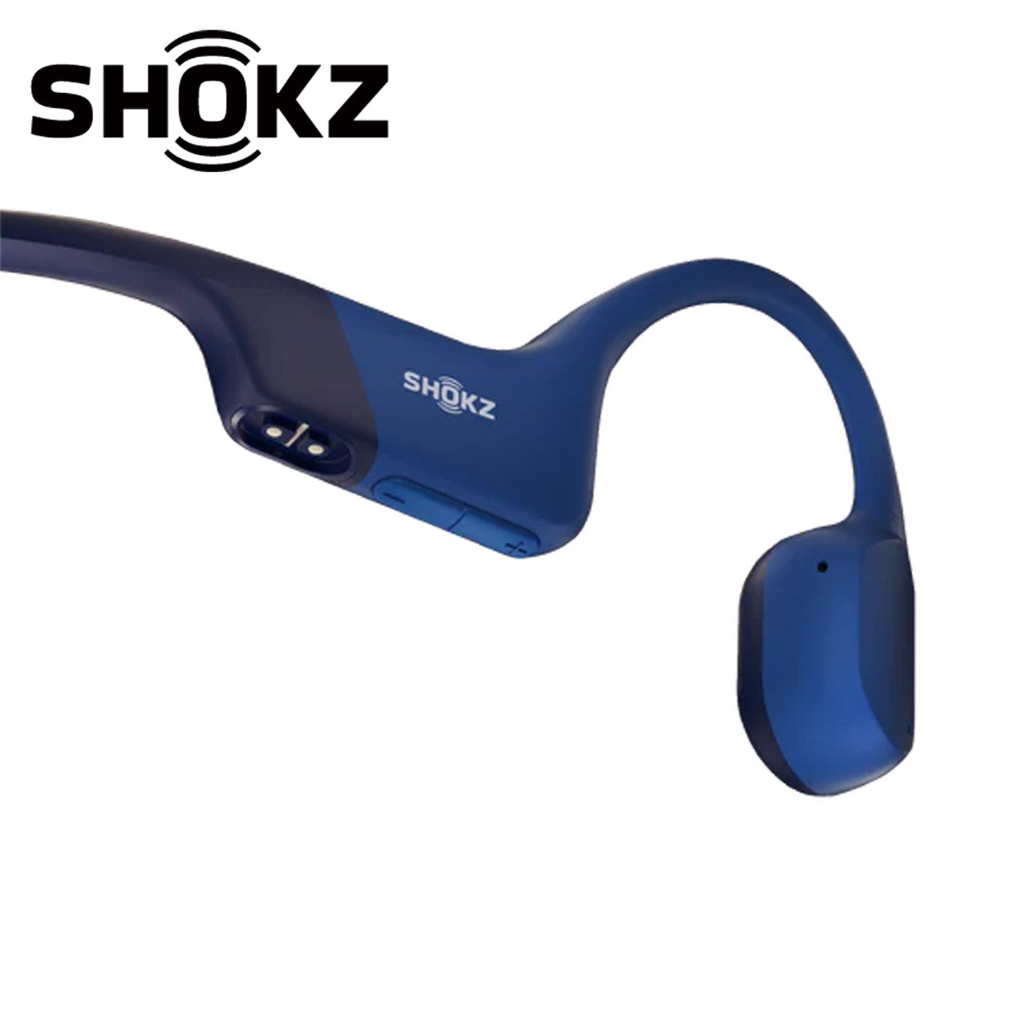 SHOKZ OpenRun Bone Conduction Open-Ear Endurance Headphones - Blue