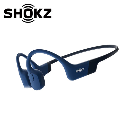 SHOKZ OpenRun Bone Conduction Open-Ear Endurance Headphones - Blue