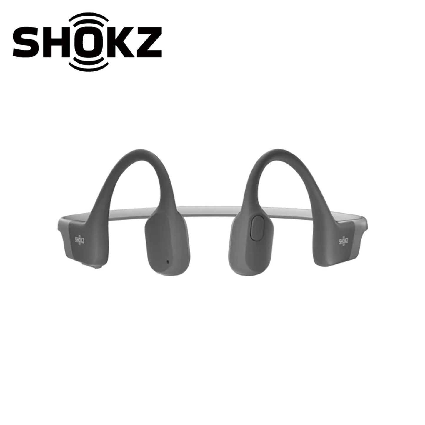 SHOKZ OpenRun Bone Conduction Open-Ear Endurance Headphones - Grey