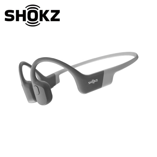 SHOKZ OpenRun Bone Conduction Open-Ear Endurance Headphones - Grey
