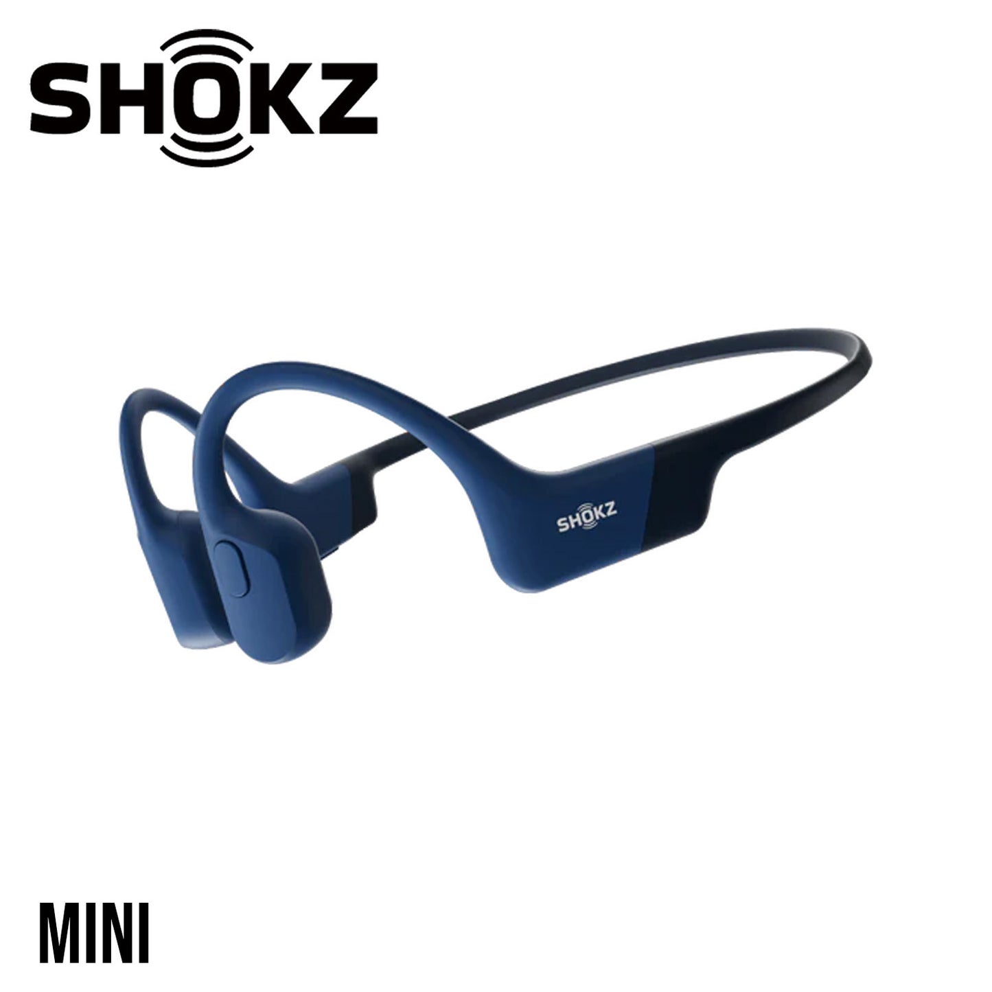 SHOKZ OpenRun Bone Conduction Open-Ear Endurance Headphones - Blue