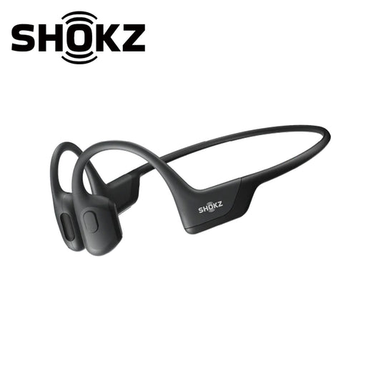 SHOKZ OpenRun Pro Premium Bone Conduction Open-Ear Sport Headphones - Black