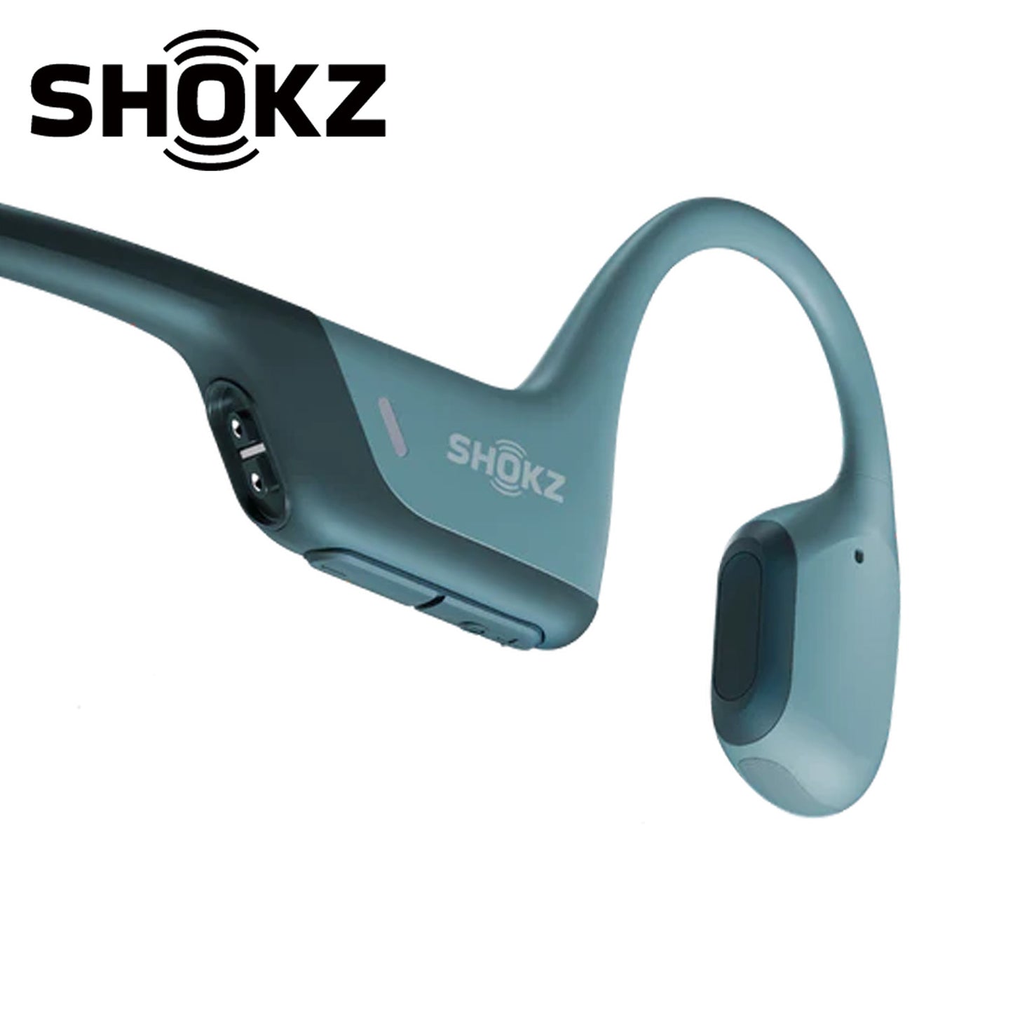 SHOKZ OpenRun Pro Premium Bone Conduction Open-Ear Sport Headphones - Blue