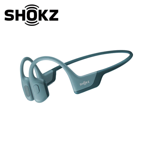 SHOKZ OpenRun Pro Premium Bone Conduction Open-Ear Sport Headphones - Blue