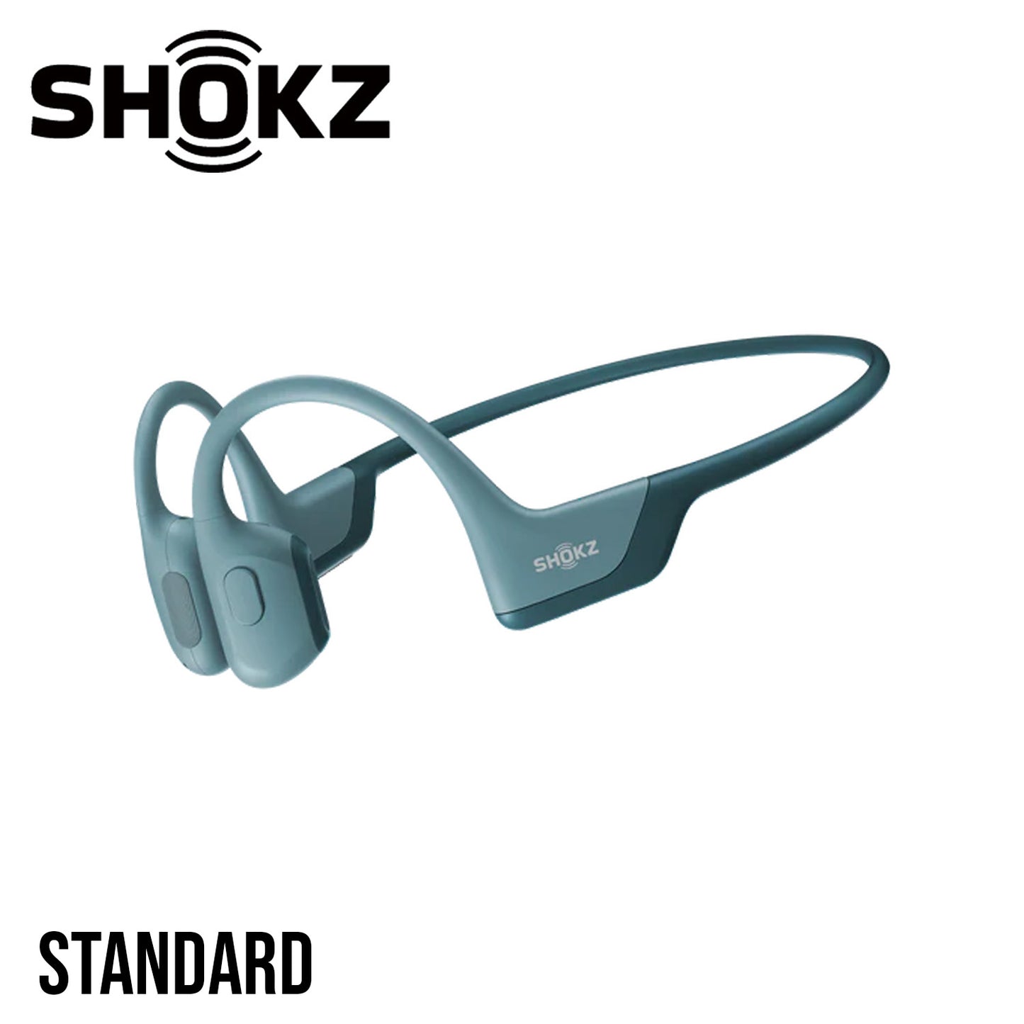 SHOKZ OpenRun Pro Premium Bone Conduction Open-Ear Sport Headphones - Blue