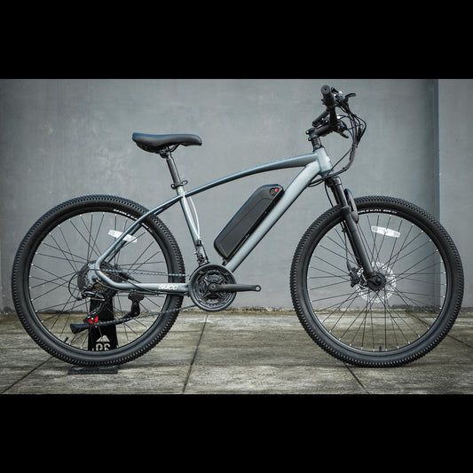 SMCC Urban E-Bike 500 Watts Full Size Hydraulic / E-Brakes - Gray / Teal