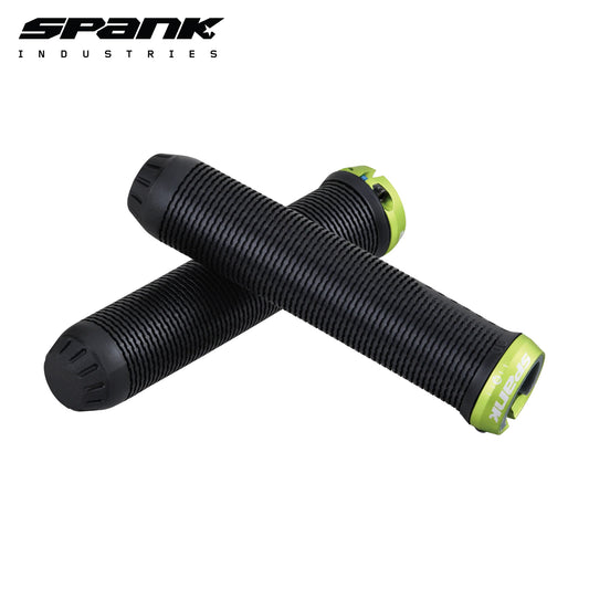 Spank SPIKE 30 Grips for MTB Bike - Black/Green