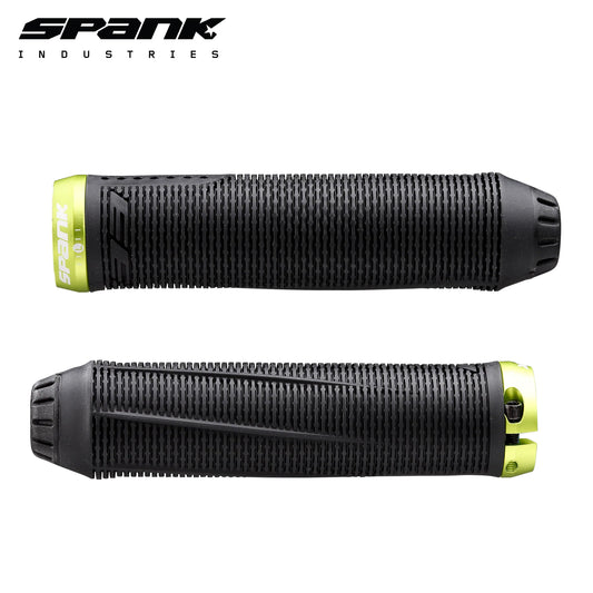 Spank SPIKE 33 Grips for MTB Bike - Black/Green