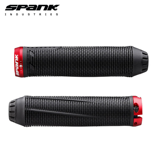 Spank SPIKE 33 Grips for MTB Bike - Black/Red