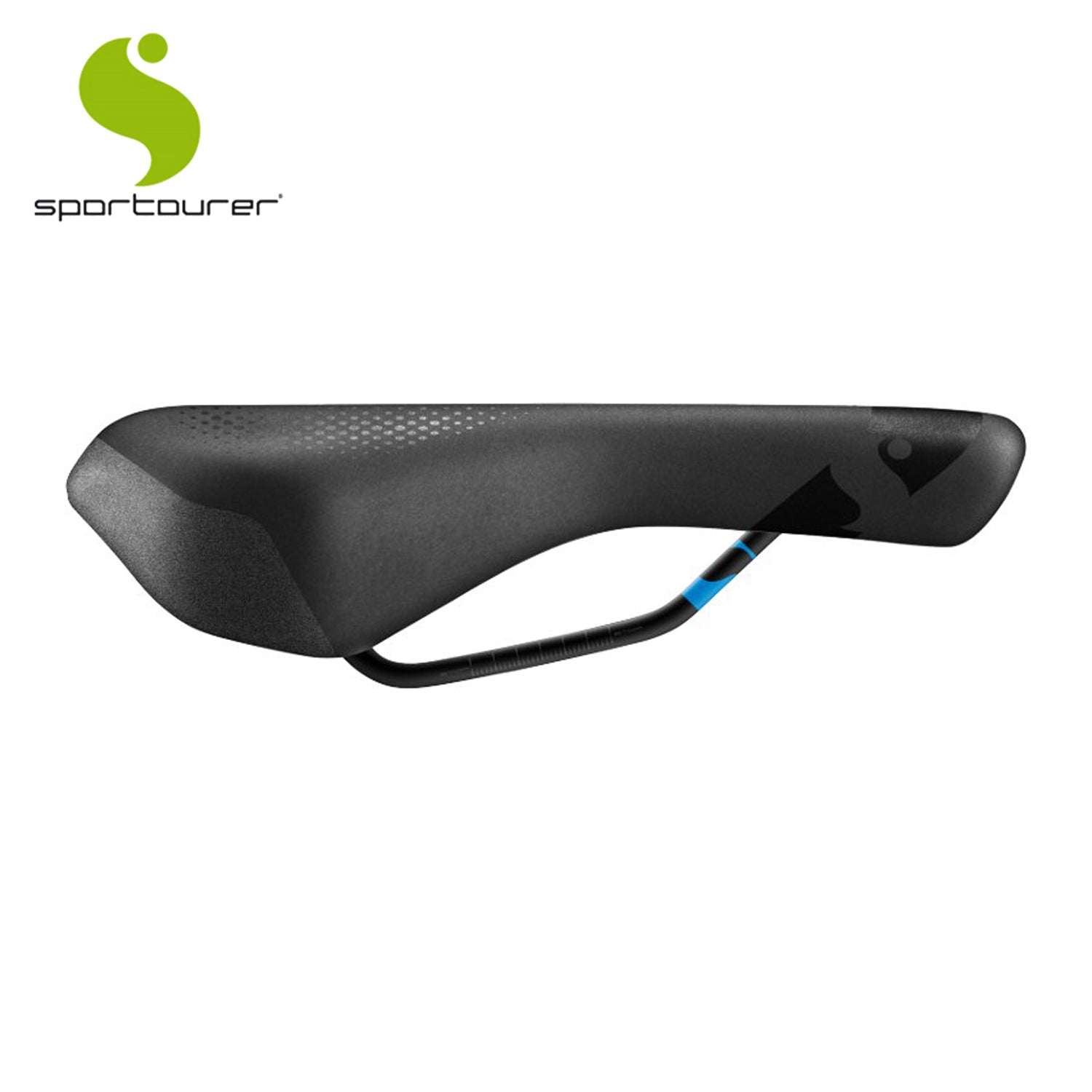 Sella Da Ciclismo Trekking Sportourer Garda Gel Hi-Viz - 165x270 Mm, Imbottitura In Gel, Telaio Alluminio, Made In Italy