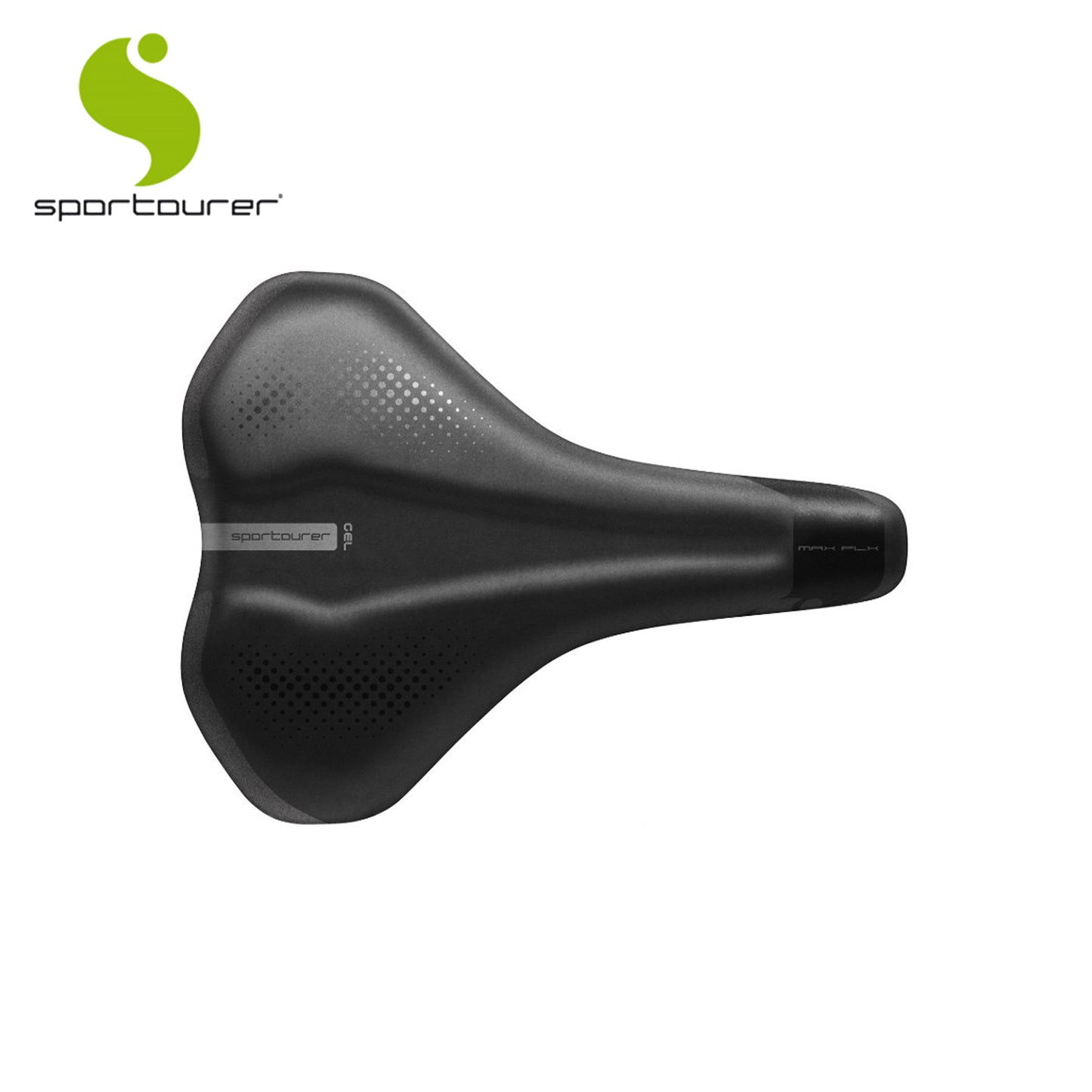 Sportourer Max Fly Gel Hi-Viz 205mm Saddle, S-Fill