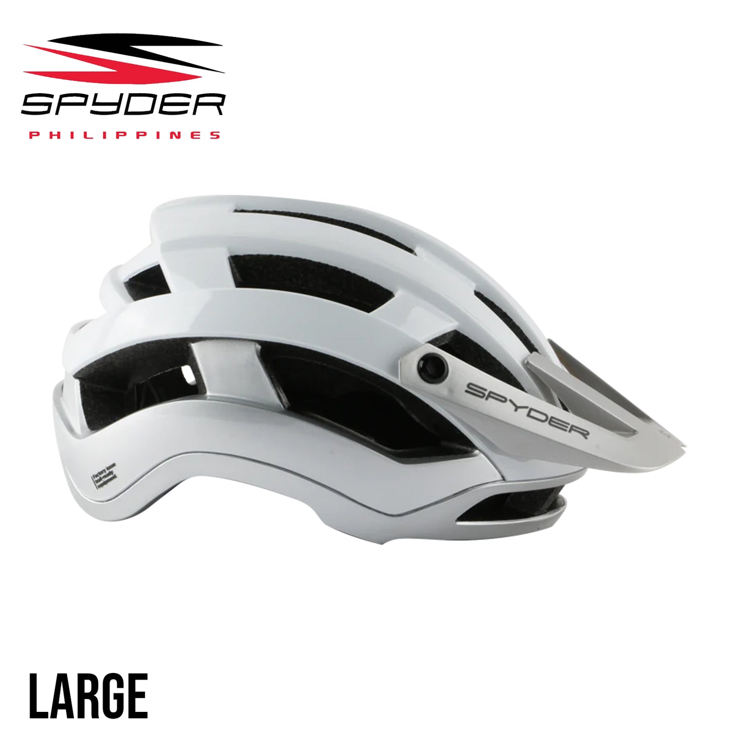 Spyder BERM MTB Bike Helmet - Arctic White