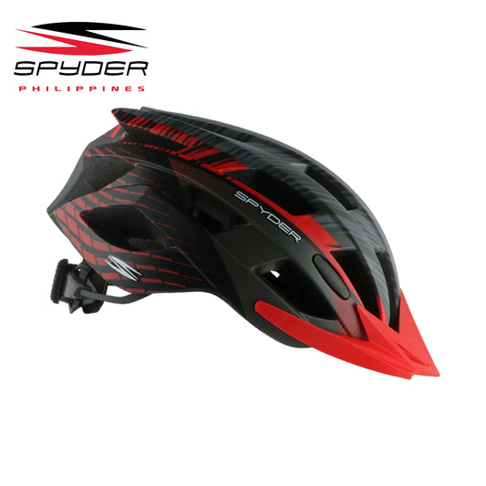 Spyder Flow MTB Bike Helmet - Matt Black/Red