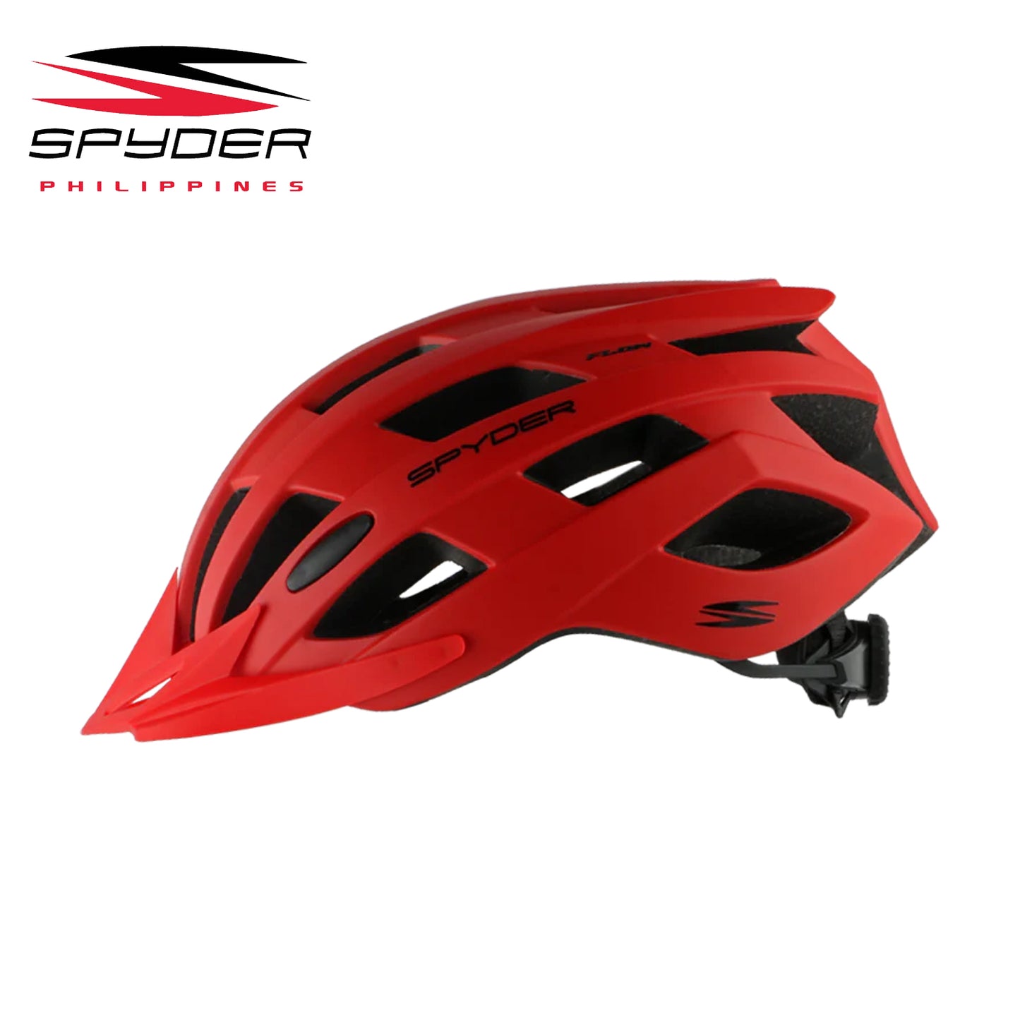 Spyder Flow MTB Bike Helmet - Matt Red