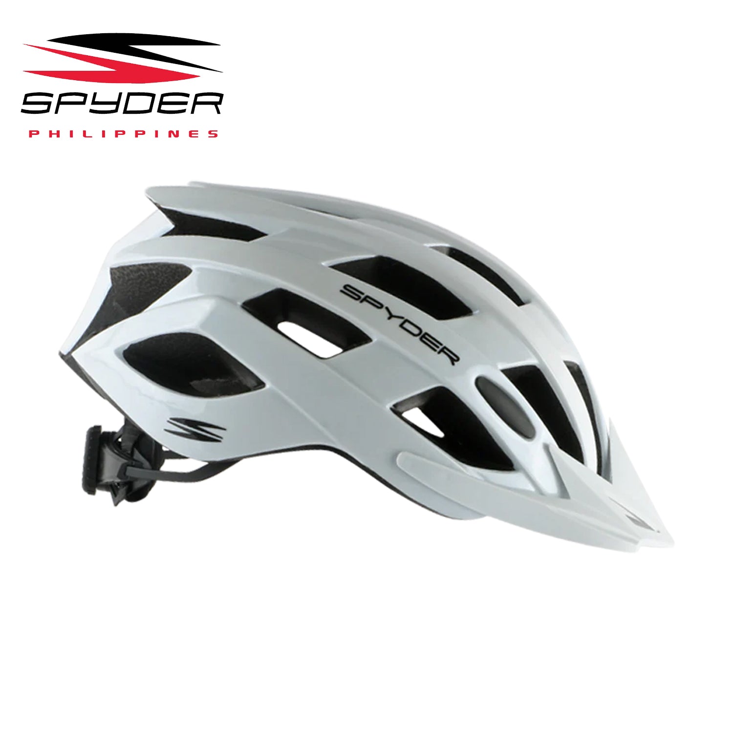 Spyder Flow MTB Bike Helmet Shiny White