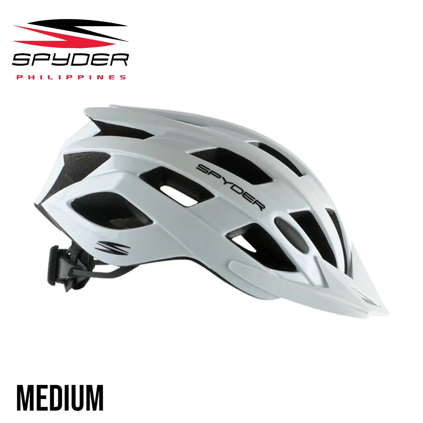 Spyder Flow MTB Bike Helmet - Shiny White