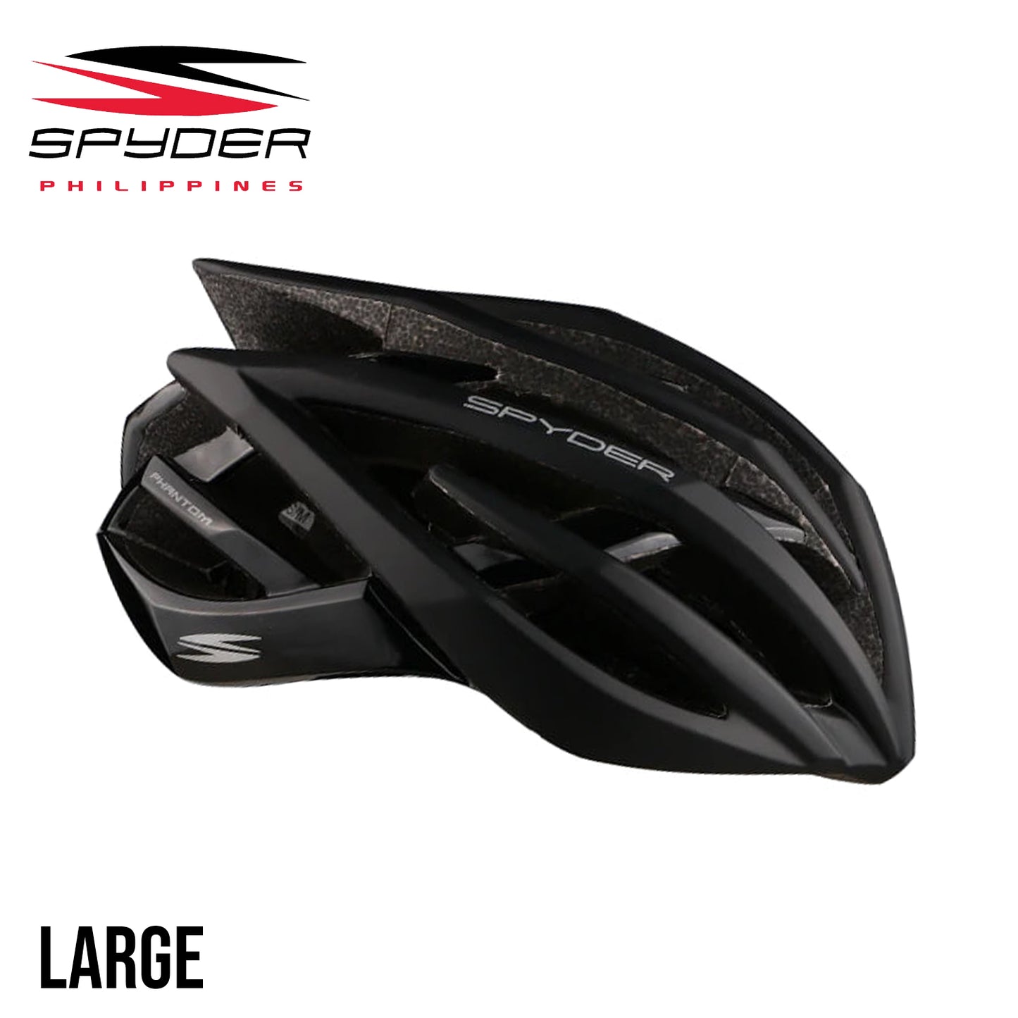 Spyder PHANTOM Bike Helmet for Road - Matte Black