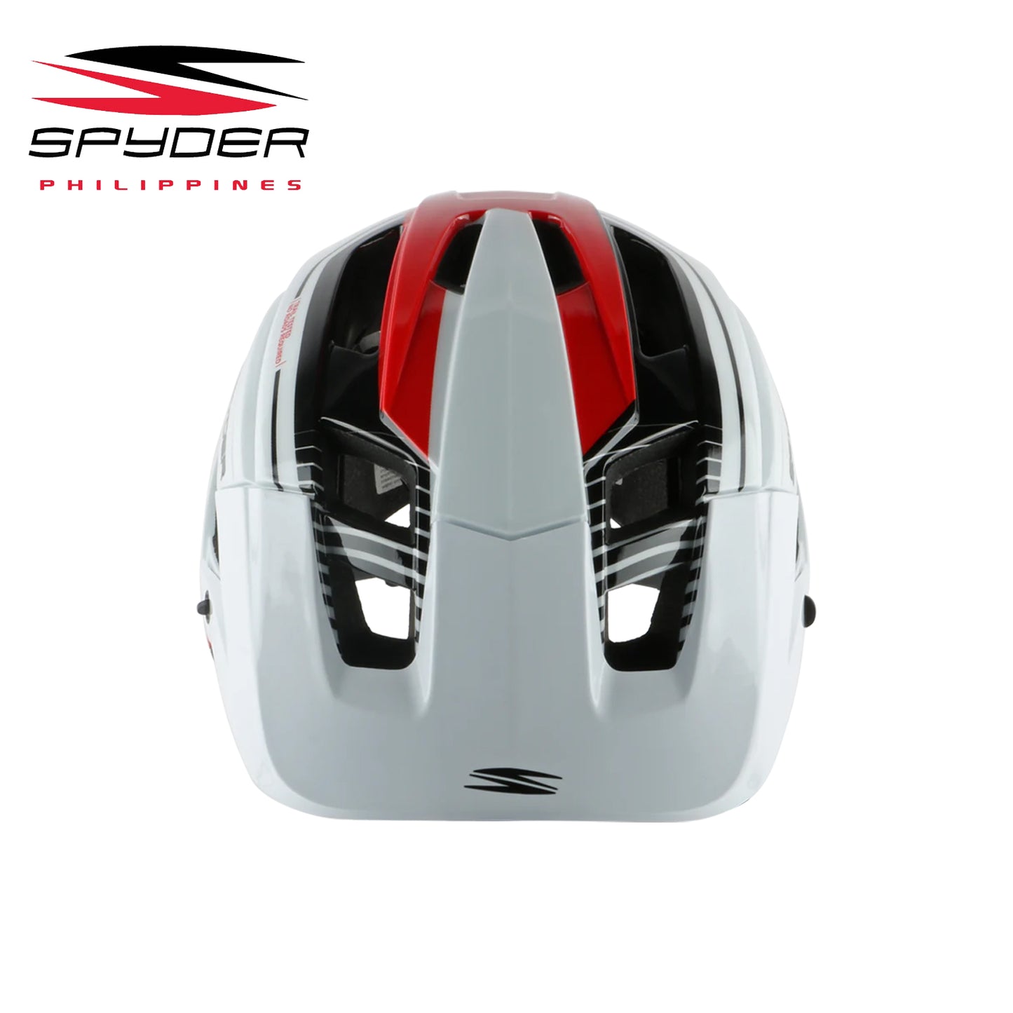 Spyder SHRED All-Mountain / Trail MTB Bike Helmet - White/Red