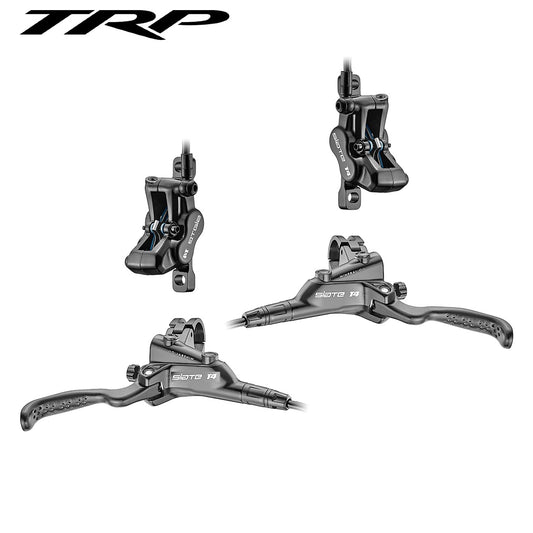 TRP Slate T4 4-Piston Hydraulic Brake Set Lever and Caliper