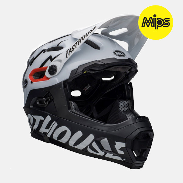 Bell Super DH Spherical MIPS Full-Face Helmet 2022 - Fasthouse Matte/Gloss White/Black