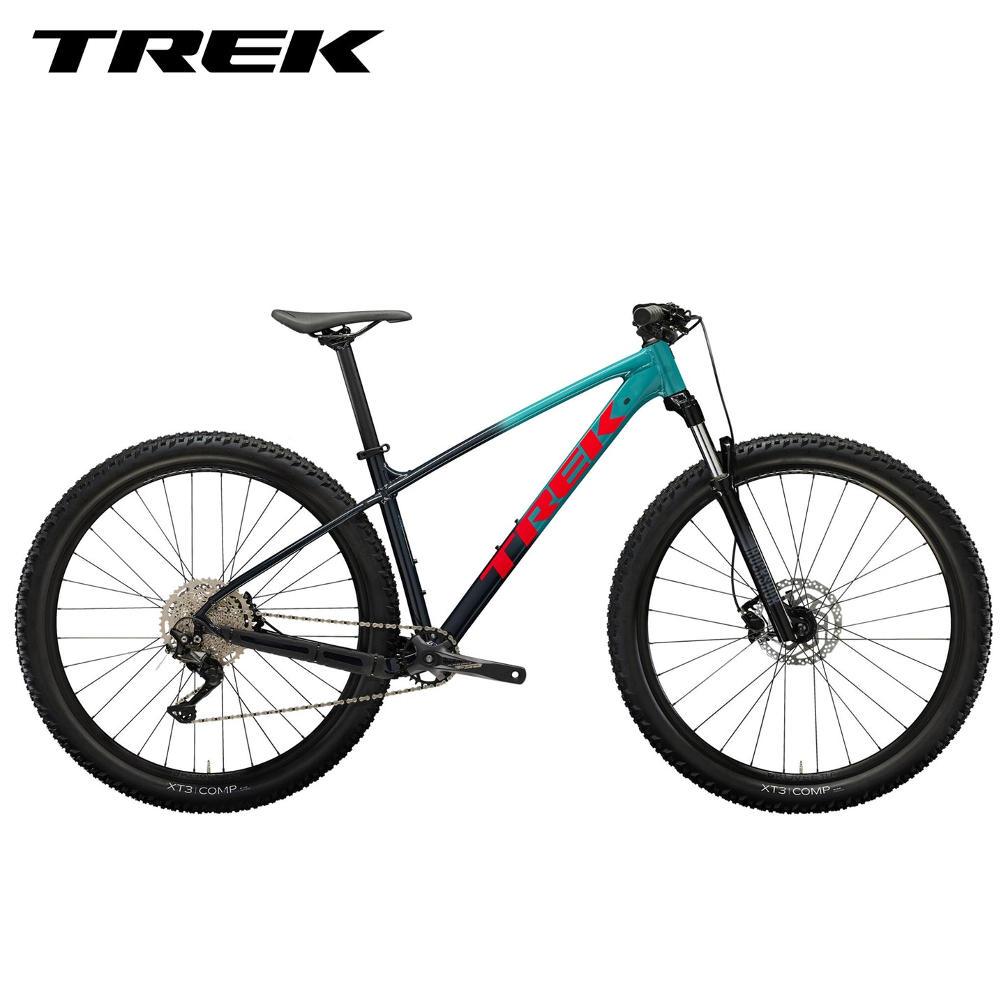 TREK Marlin 7 Gen 3 Cross Country Mountain Bike 29er - Teal to Nautical Navy Fade