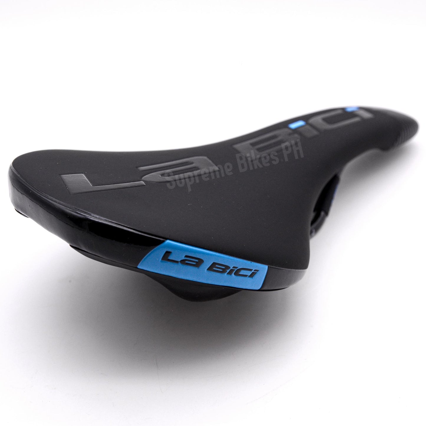 La Bici U4 Narrow Race Saddle 130mm 285g - Black / Blue